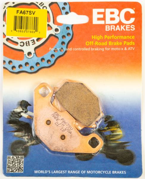 EBC - BRAKE PADS FA67SV SEVERE DUTY SV SERIES - Image 1