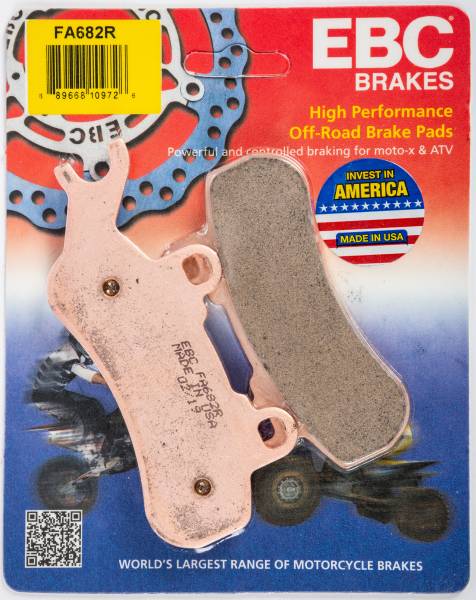 EBC - BRAKE PADS FA682R SINTERED R SERIES - Image 1