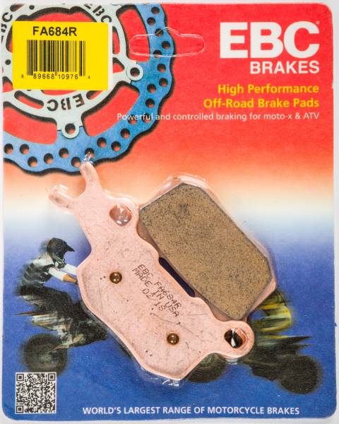 EBC - BRAKE PADS FA684R SINTERED R SERIES - Image 1