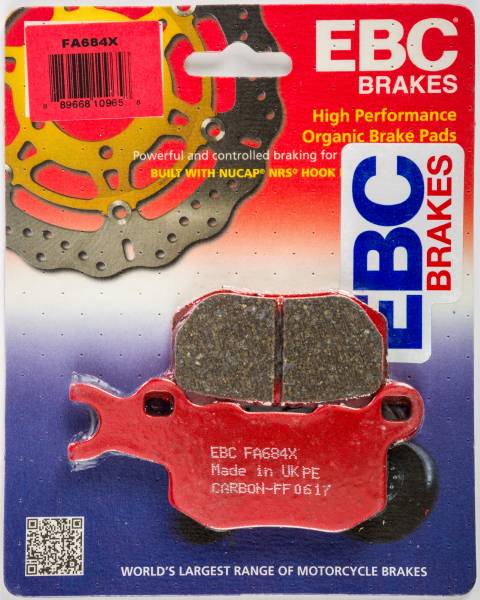 EBC - BRAKE PADS FA684X CARBON X SERIES - Image 1