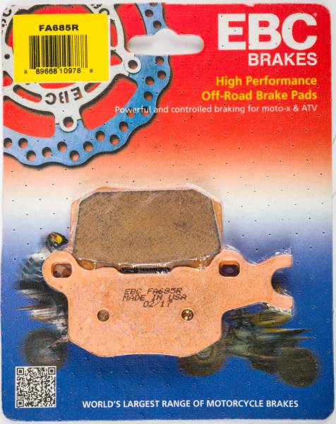 EBC - BRAKE PADS FA685R SINTERED R SERIES - Image 1