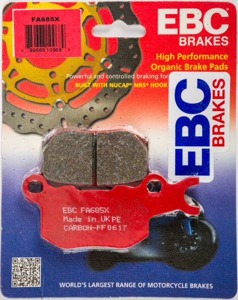 EBC - BRAKE PADS FA685X CARBON X SERIES - Image 1