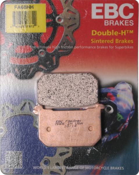 EBC - BRAKE PADS FA68HH DOUBLE-H SINTERED - Image 1