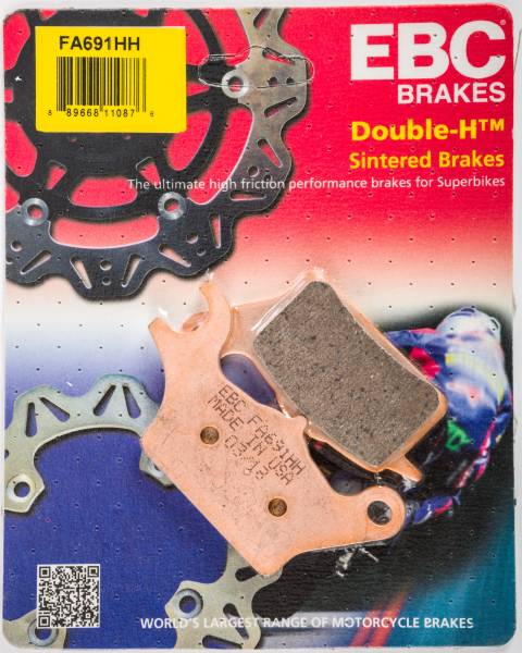 EBC - BRAKE PADS FA691HH DOUBLE-H SINTERED - Image 1