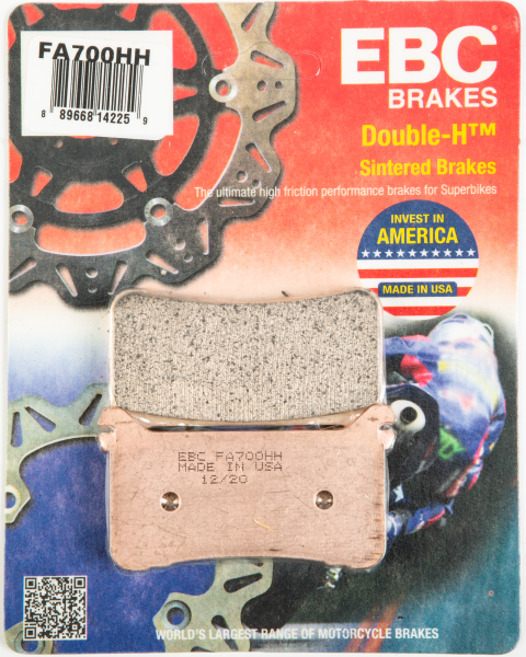 EBC - BRAKE PADS FA700HH DOUBLE-H SINTERED - Image 1