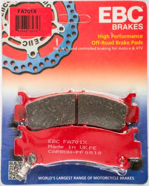 EBC - BRAKE PADS FA701X CARBON X SERIES - Image 1