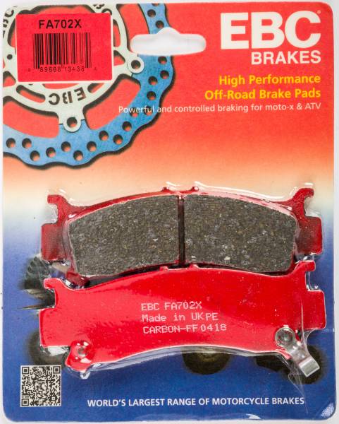 EBC - BRAKE PADS FA702X CARBON X SERIES - Image 1