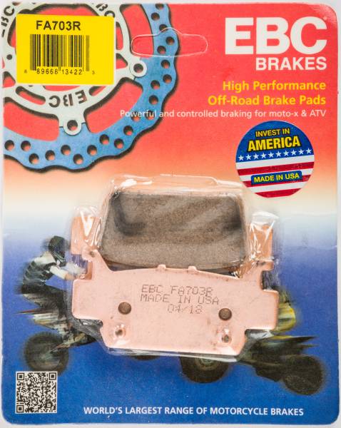 EBC - BRAKE PADS FA703R SINTERED R SERIES - Image 1