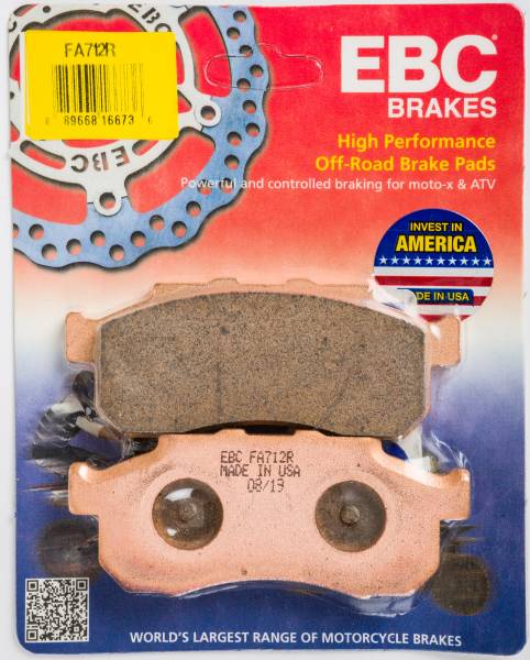 EBC - BRAKE PADS FA712R SINTERED R SERIES - Image 1