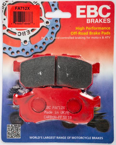 EBC - BRAKE PADS FA712X CARBON X SERIES - Image 1