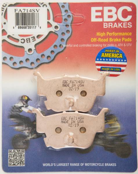 EBC - BRAKE PADS FA714SV SEVERE DUTY SV SERIES - Image 1