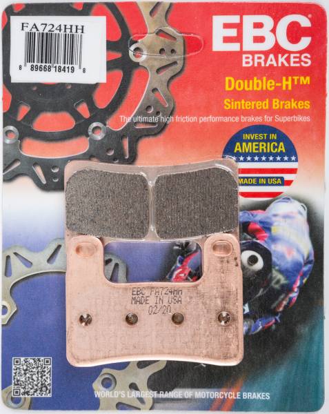 EBC - BRAKE PADS FA724HH DOUBLE-H SINTERED - Image 1