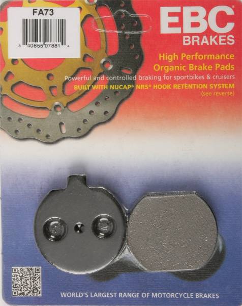 EBC - BRAKE PADS FA73 ORGANIC - Image 1