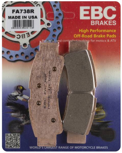 EBC - BRAKE PADS FA738R SINTERED R SERIES - Image 1