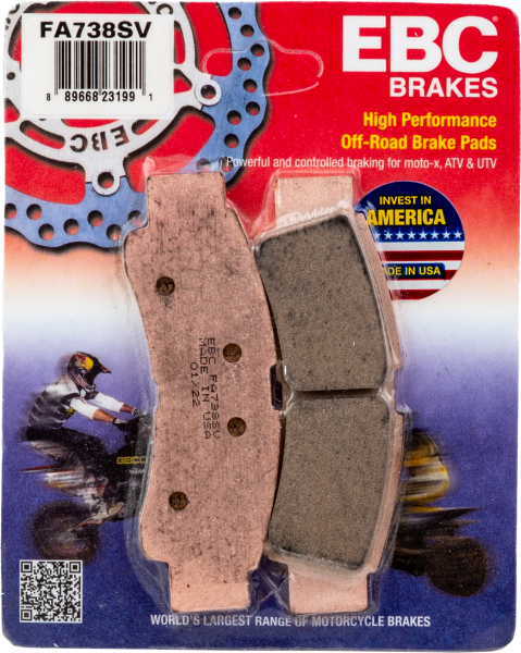 EBC - BRAKE PADS FA738SV SEVERE DUTY SV SERIES - Image 1