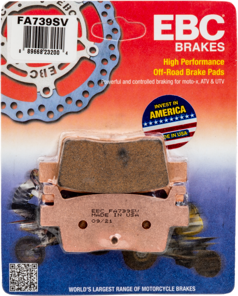 EBC - BRAKE PADS FA739SV SEVERE DUTY SV SERIES - Image 1