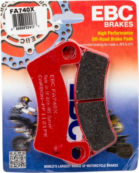 EBC - BRAKE PADS FA740X CARBON X SERIES - Image 1