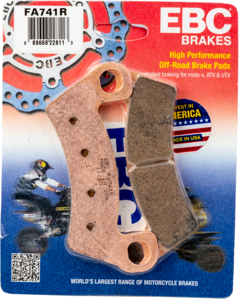 EBC - BRAKE PADS FA741R SINTERED R SERIES - Image 1