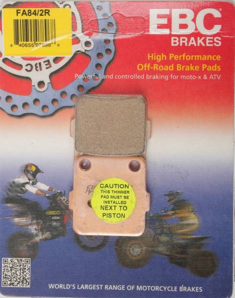 EBC - BRAKE PADS FA84/2R SINTERED R SERIES - Image 1