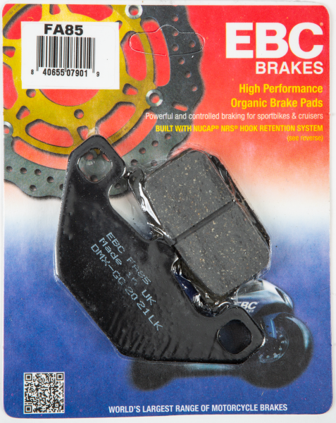 EBC - BRAKE PADS FA85 ORGANIC - Image 1