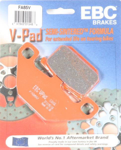 EBC - BRAKE PADS FA85V SEMI-SINTERED V SERIES - Image 1