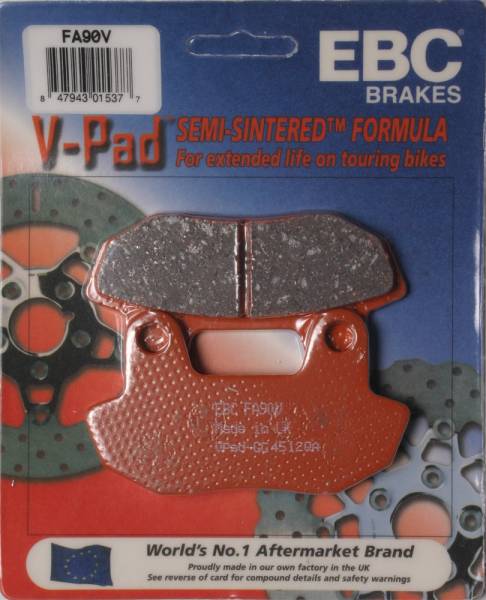 EBC - BRAKE PADS FA90V SEMI-SINTERED V SERIES - Image 1