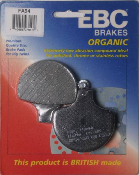 EBC - BRAKE PADS FA94 ORGANIC - Image 1