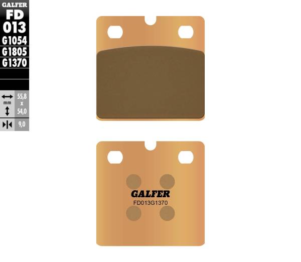 GALFER - BRAKE PADS SINTERED FD013G1370 - Image 1