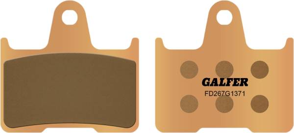 GALFER - BRAKE PADS HH SINTERED REAR `14-17 XL - Image 1