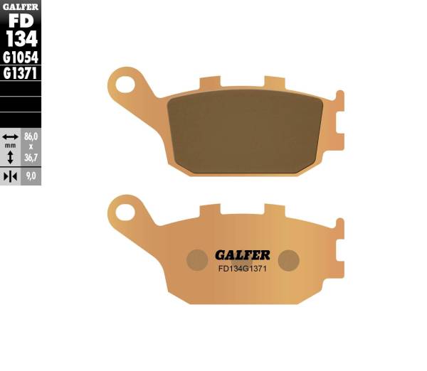 GALFER - BRAKE PADS SINTERED FD134G1371 - Image 1