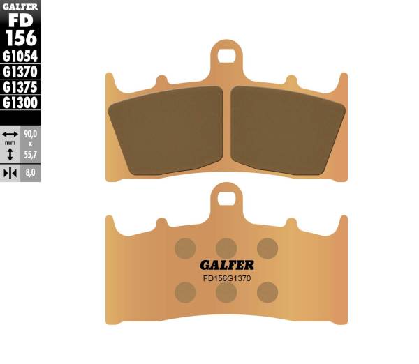 GALFER - BRAKE PADS SINTERED FD156G1370 - Image 1