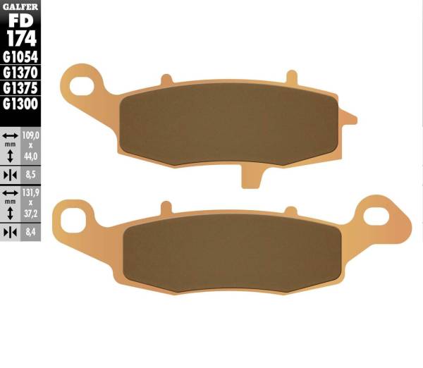 GALFER - BRAKE PADS SINTERED FD174G1370 - Image 1