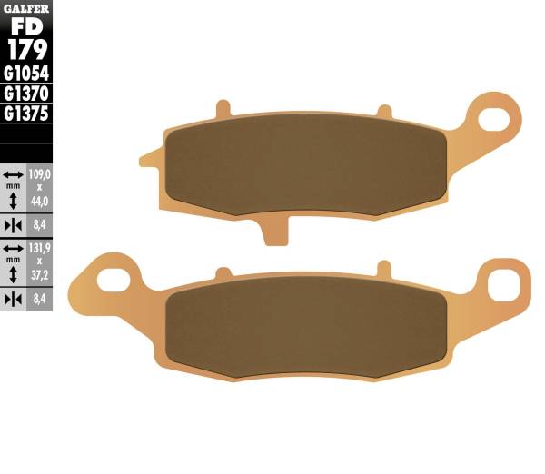 GALFER - BRAKE PADS SINTERED FD179G1370 - Image 1