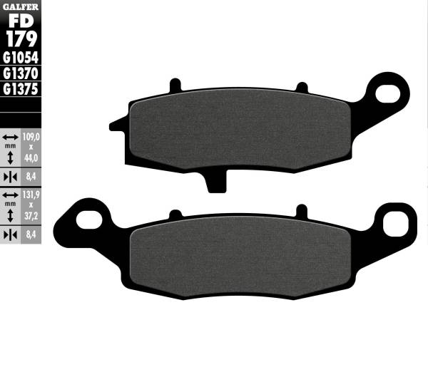 GALFER - BRAKE PADS SEMI METALLIC FD179G1054 - Image 1