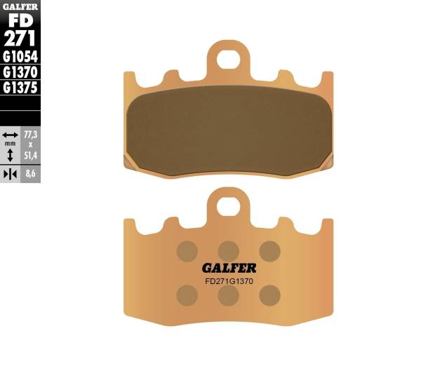 GALFER - BRAKE PADS SINTERED FD271G1370 - Image 1