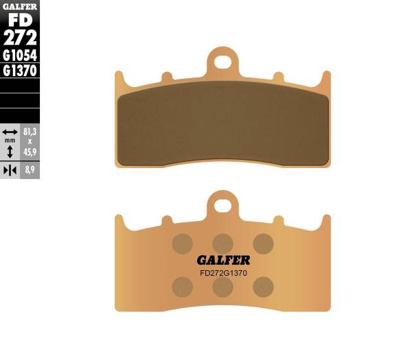 GALFER - BRAKE PADS SINTERED FD272G1370 - Image 1