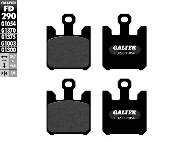 GALFER - BRAKE PADS SEMI METALLIC FD290G1054 - Image 1