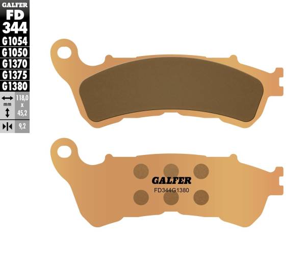 GALFER - BRAKE PADS SINTERED FD344G1380 - Image 1