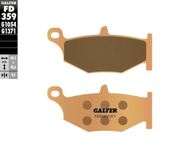 GALFER - BRAKE PADS SINTERED FD359G1371 - Image 1