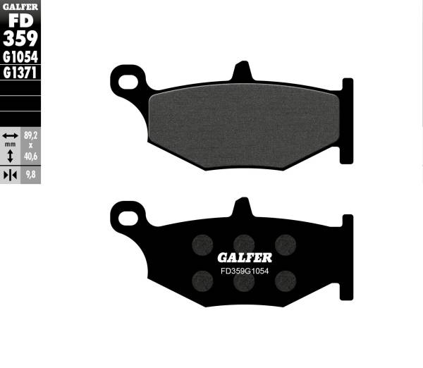 GALFER - BRAKE PADS SEMI METALLIC FD359G1054 - Image 1