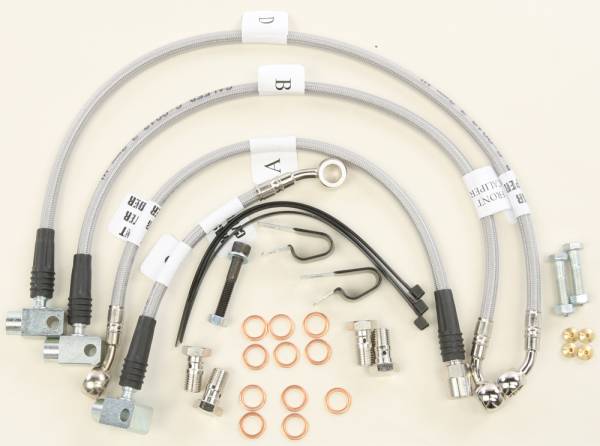 GALFER - STAINLESS STEEL CABLE KIT FRONT/REAR - Image 1