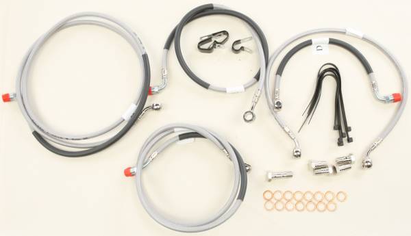 GALFER - 2 LINE FRONT BRAKE LINE KIT - Image 1