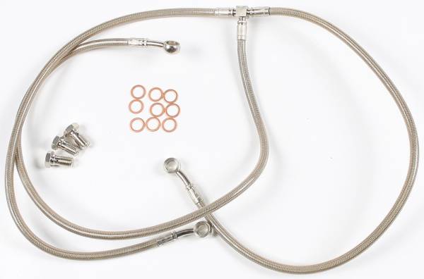 GALFER - 3 LINE FRONT BRAKE LINE KIT - Image 1