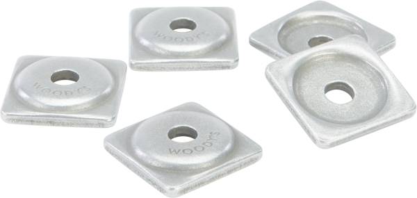 WOODYS - DIGGER SUPPORT PLATES SQUARE ALUM. 5/16" 1000/PK - Image 1