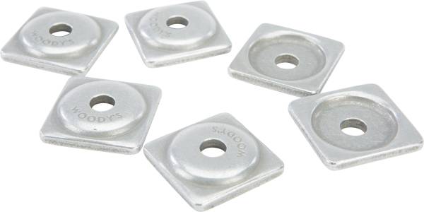 WOODYS - DIGGER SUPPORT PLATE SQUARE ALUM. 6/PK - Image 1