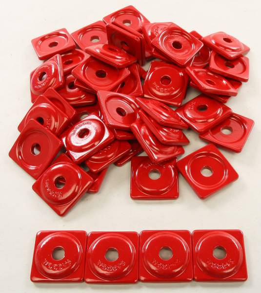 WOODYS - SQUARE DIGGER SUPPORT PLATE RED - Image 1