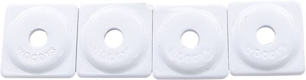 WOODYS - SQUARE DIGGER SUPPORT PLATE WHITE 24/PK - Image 1