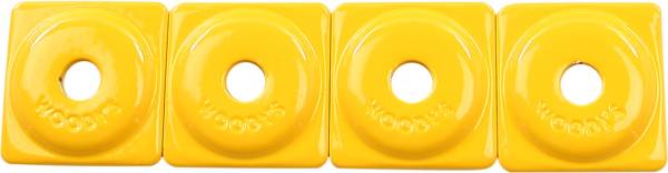 WOODYS - SQUARE DIGGER SUPPORT PLATE YELLOW 24/PK - Image 1