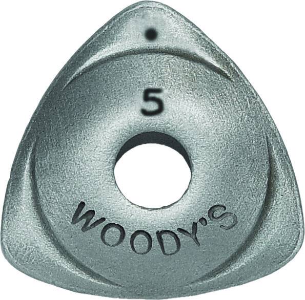 WOODYS - DIGGER SUPPORT PLATE TRIANGLE ALUM. 48/PK - Image 1