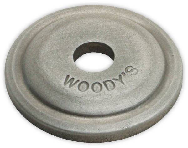 WOODYS - DIGGER SUPPORT PLATES ROUND ALUM. 5/16" 24/PK - Image 1